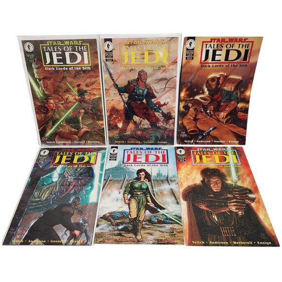 Dark Horse Star Wars Dark Lord Of The Sith Complete Set Of 6 Hugh Fleming '94 NM - Picture 1 of 4